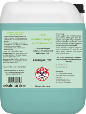 OPN Neutral Cleaner with Fresh Fragrance (10 L)