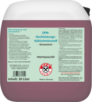 OPN-High Performance Cooling Lubricant (30 L)