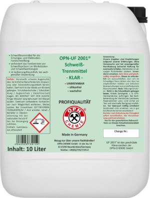 OPN-UF 2001® Weld Separating Agent CLEAR<br/>(10 L)