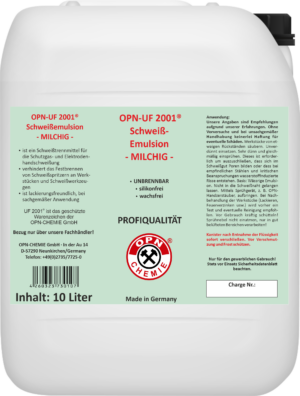 OPN-UF 2001® Welding Emulsion MILKY (10 L)